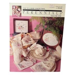 Tea Rose Collection Perennials Vol 1 Cross Stitch Pfaltzgraff Patterns